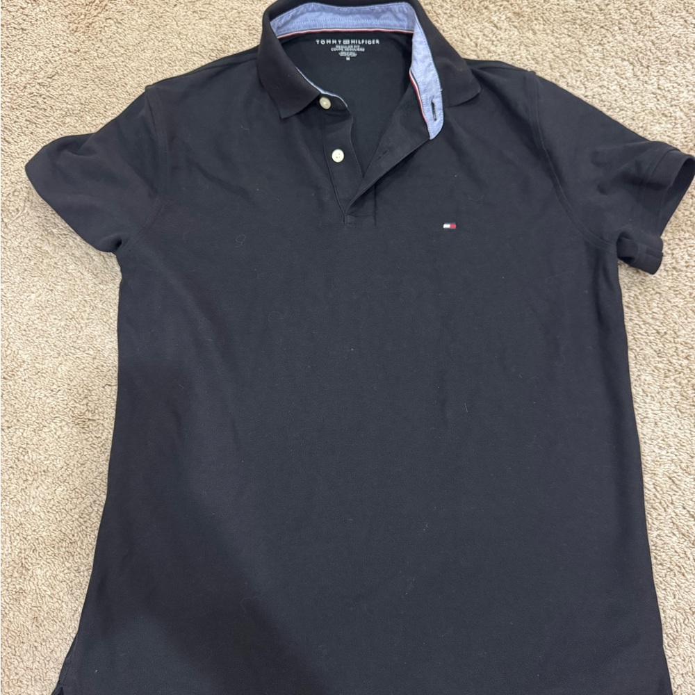 Tommy Hilfiger Black Men's Polo